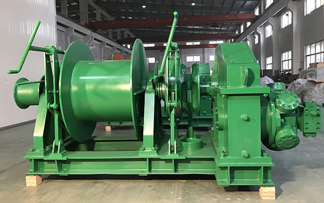 Double Drums Hydraulic Fishing Trawler Hydraulic Winch Wire Rope Anchor Marine Hydraulic Towing Winch