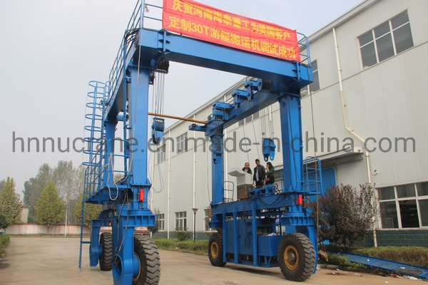 China 
                Double Girder 45ton Mobile Port Container Gantry Crane Price
             supplier