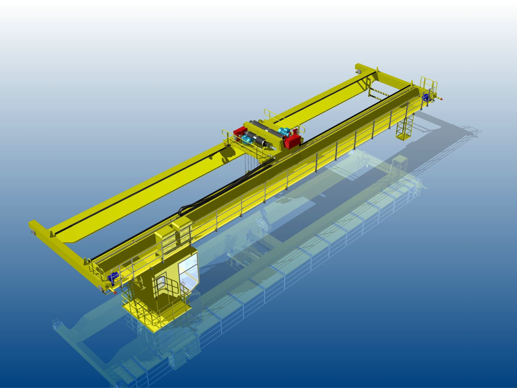 China 
                Double Girder Double Winch Trolley Electric Overhead Bridge Traveling Crane
             supplier