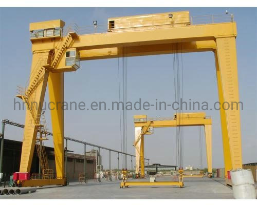 Double Girder Electric Travelling Gantry Crane 10ton 20ton 32ton 50ton 75ton for Shipyard, Harbor and Open Yard