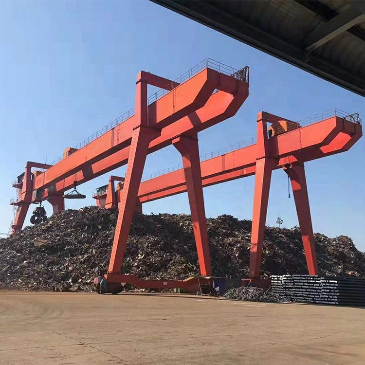 
                Double Girder Professional Mobile Traveling Double Girder Hydraulic Gantry Crane 100 Ton
            