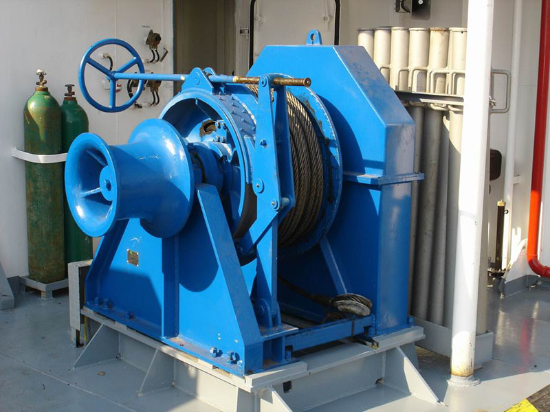 Electric Hydraulic Anchor Winch Grooved Drum Trawl 60ton Mooring Windlass