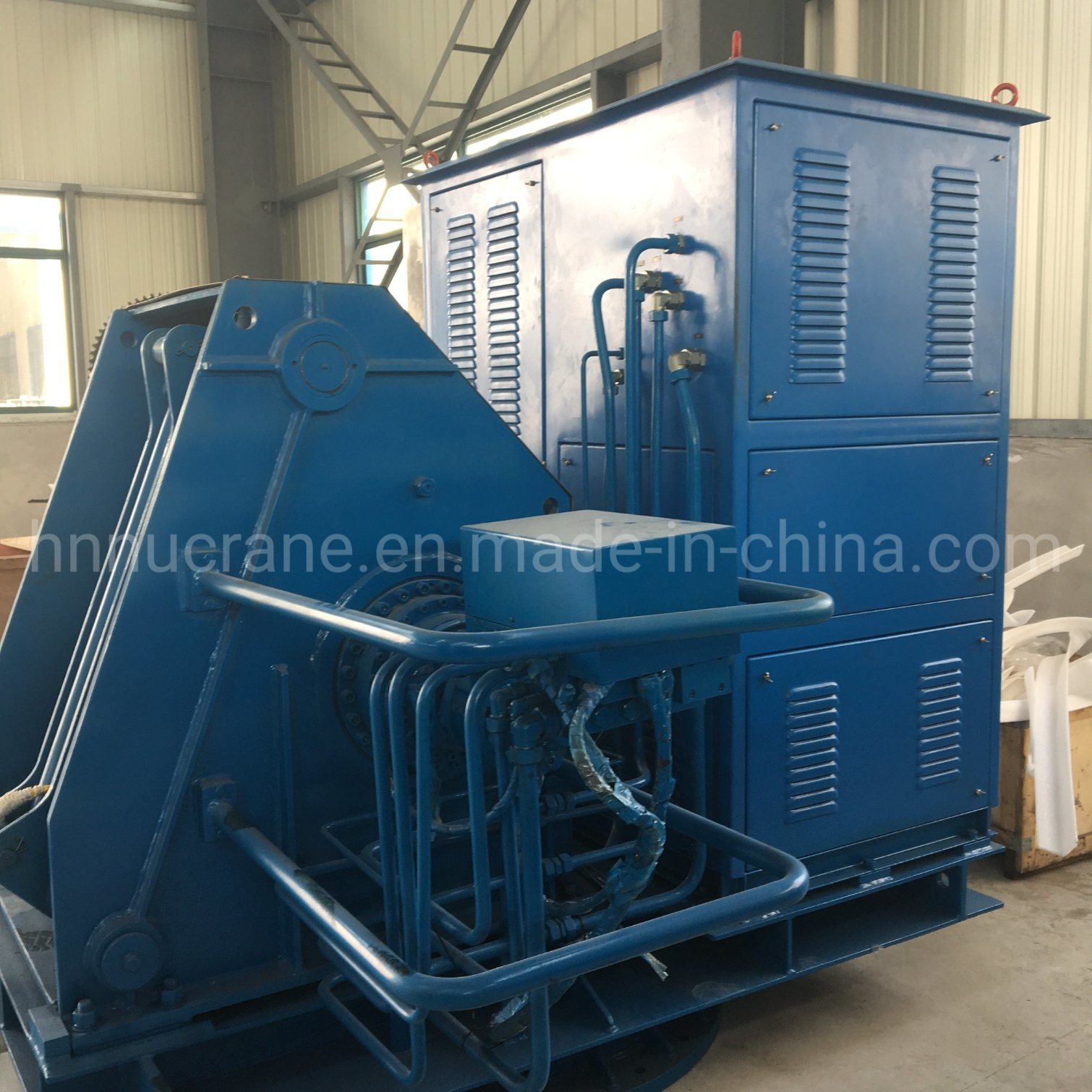 China 
                Elektrische hydraulische double drum-afmeerlier
             leverancier