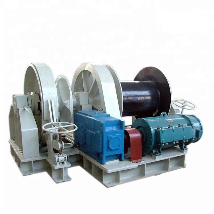 
                Elektrische Bergbau Winde und Bauwinde hydraulische Single Drum Mooring Winde für Schiff
            