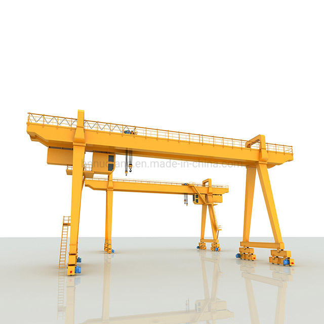 
                Electric Mobile 10 Ton to 500 Ton Double Girder Gantry Crane Manufacturer
            