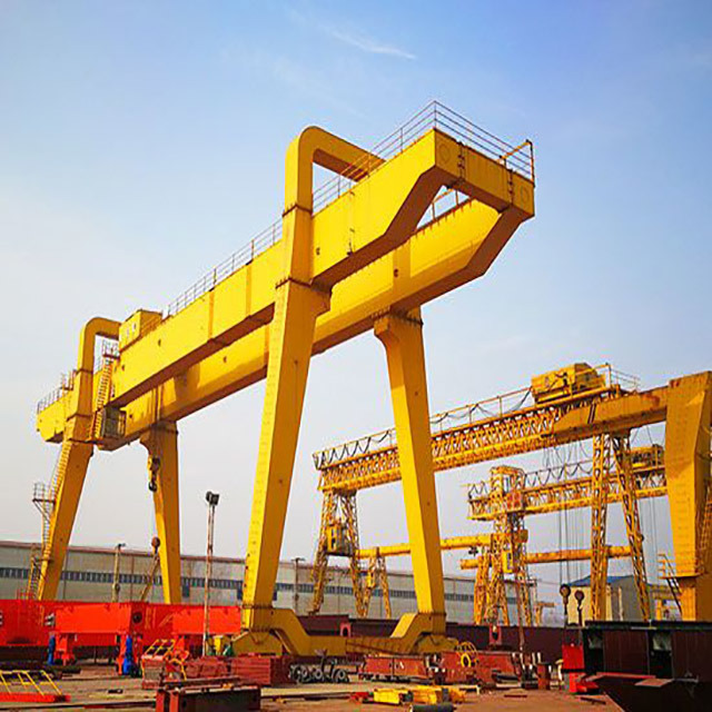 
                Factory Price Double Girder Gantry Crane 60 Ton 80 Ton 100 Ton with Electric Trolley
            