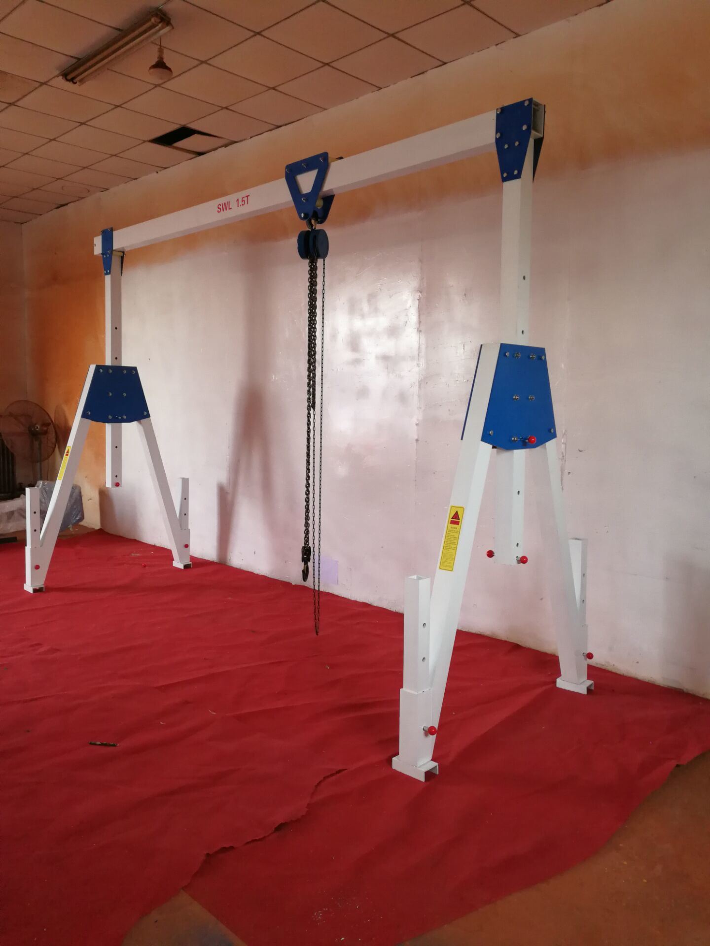 
                Fold Mini Aluminium Alloy Single Girder Gantry Crane
            