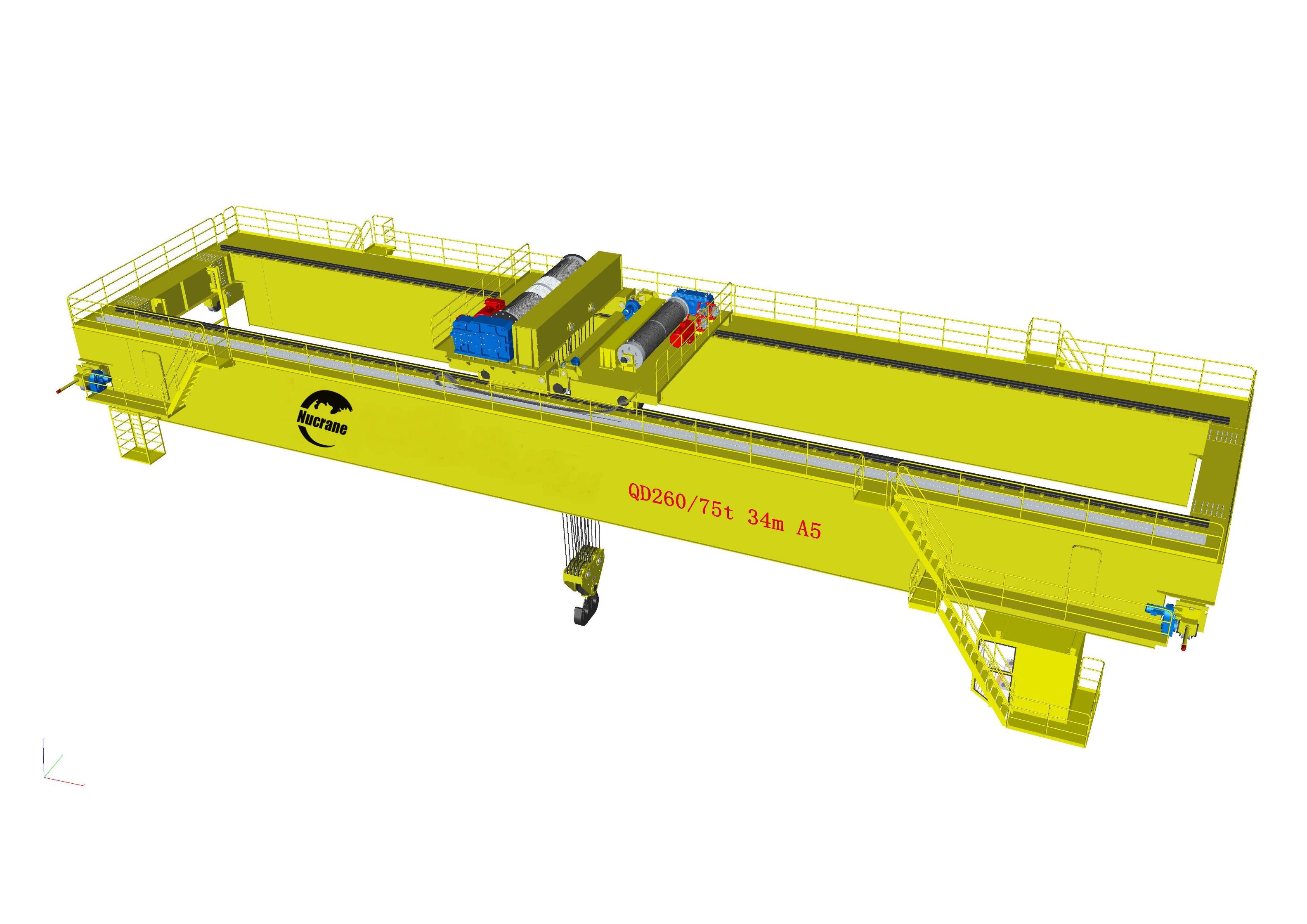 Frenquency of European Type Electric Double Girder Overhead Crane 25t