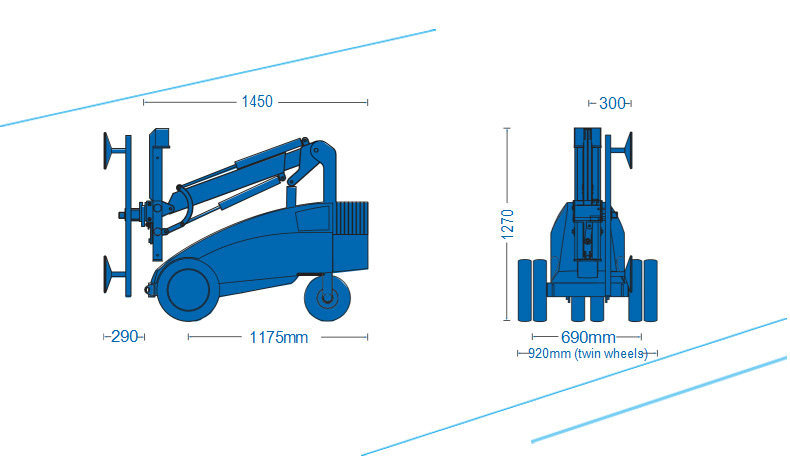 
                Heavy Duty 1.2ton Glass Handling Lifter Vacuum Sucker
            