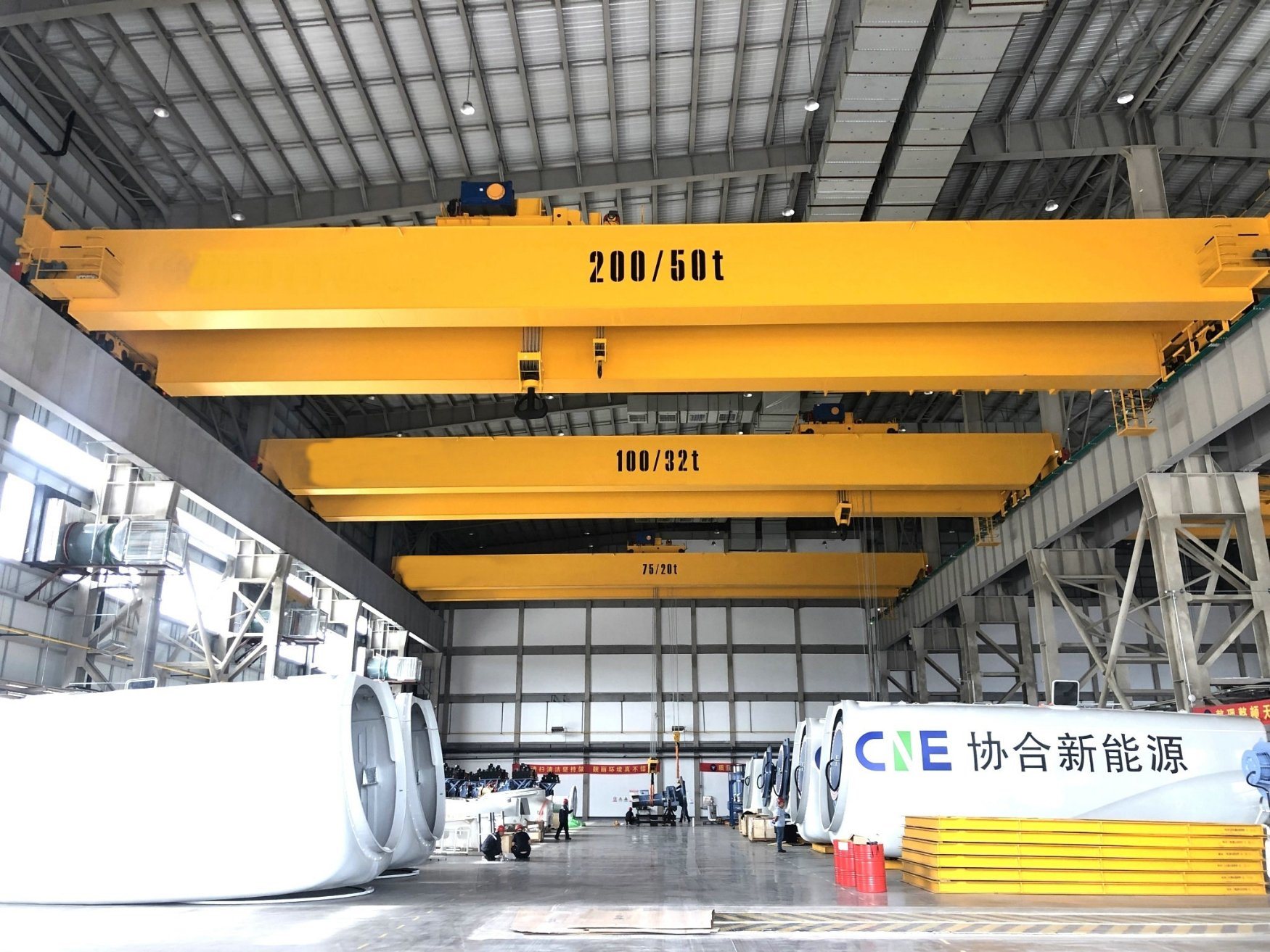 Heavy Duty 50 Tons Style Remote Control Winch Trolley Double Girder Overhead Crane 20~450 Ton