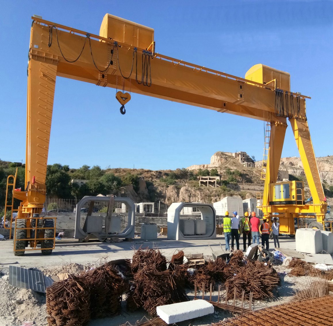 Chine 
                Haute efficacité grue à portique Mobile Rtg Terminal à conteneurs du type de pneu
             fournisseur