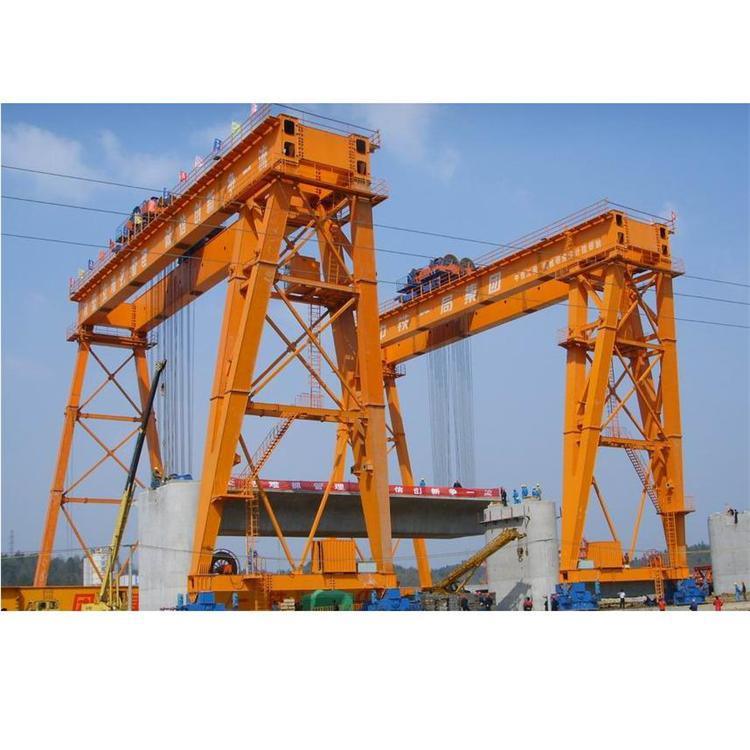 China 
                Hot Selling 120 Ton Overhead Double Truss Beam Launcher by Span by Span for Railway
             supplier