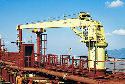 Hydraulic Foldable Boom Marine Deck Crane for Ship
