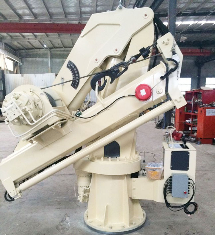 China 
                Hydraulic Lifting Offshore Equipment Marine Offshore Crane
             supplier