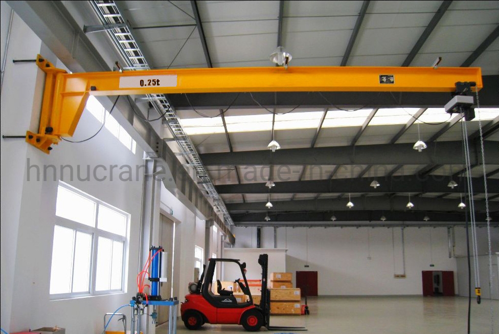 ISO/Ce/GOST Certification 360 Degree Rotating Floor Mounted 1ton Pillar Hoist Wall Mounted Jib Crane for Sale