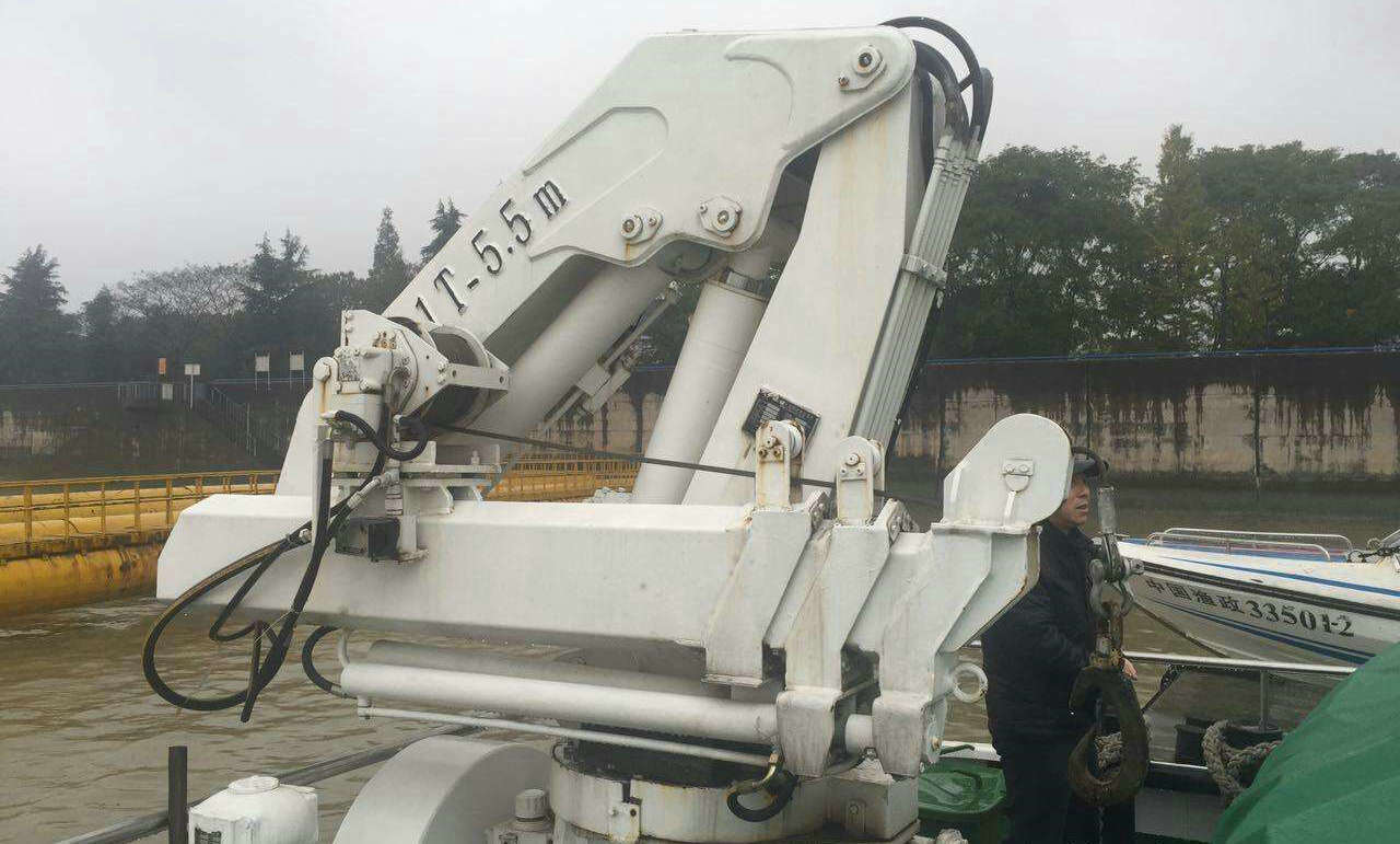 Knuckle Boom Marine Crane Hydraulic Telescopic Boom Marine Crane