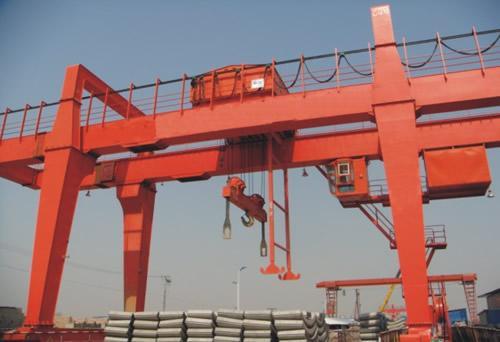 Large Span Rail Mounted Container Handling Gantry Cranes with Limit Switch