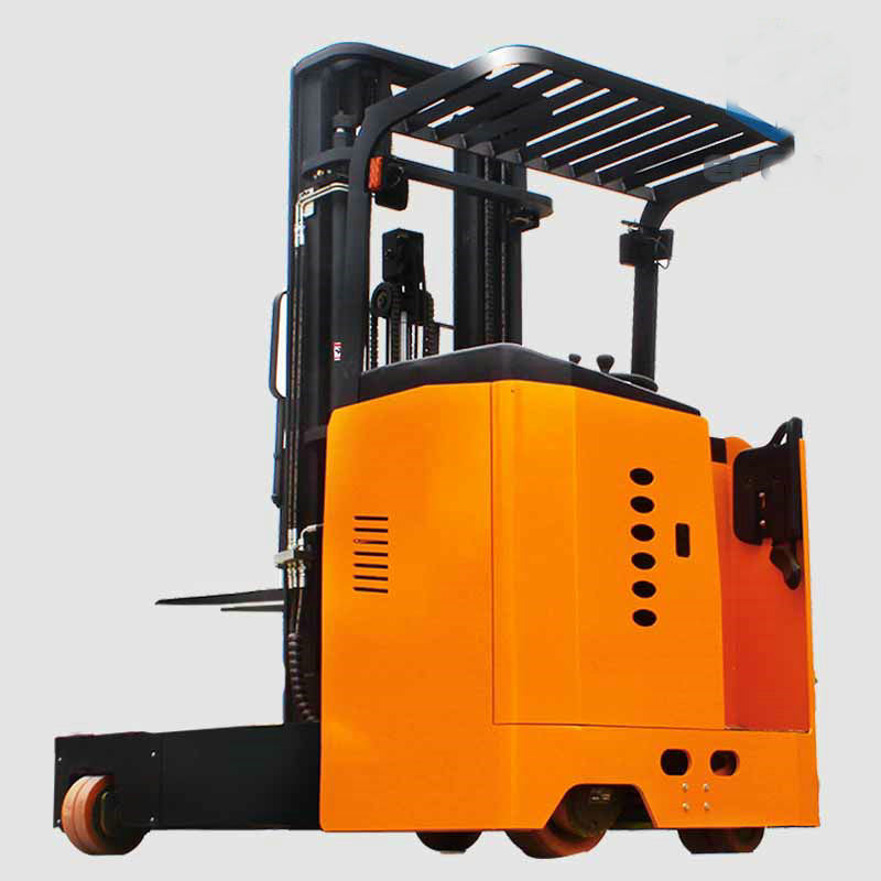 Lift Height 8m Narrow Aisle Forklift Four Way Electric Reach Truck