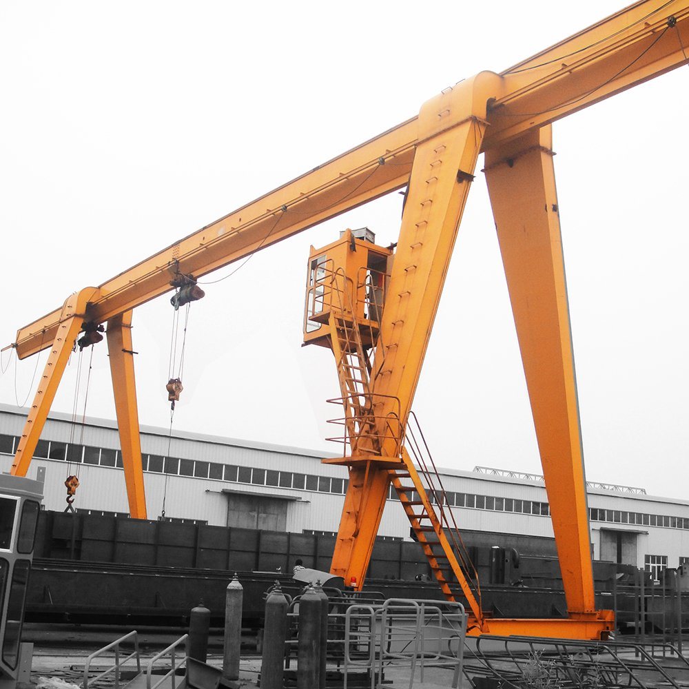 
                Licht uitgevoerde afstandsbediening MH-model Elektrische traused-type reizen Enkele Girder Frame Gantry Crane
            