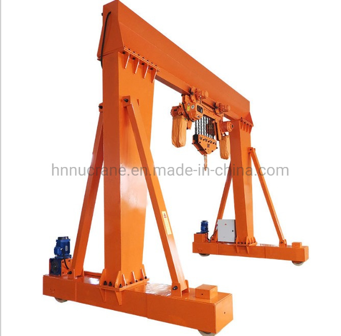 Manual/Automobile Arm Adjustable Gantry Crane 2t with Electric Chain Hoist