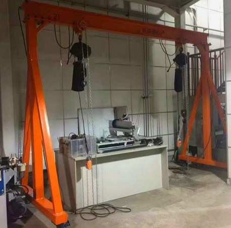 Manual Gantry Hoist Gantry Crane Frequency Converter Crane 5ton