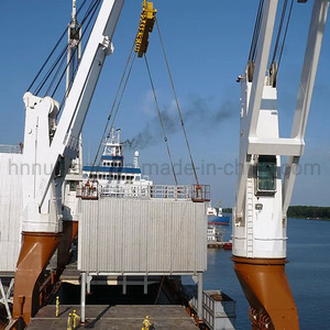 Marine Electro-Hydraulic Deck Boom Crane, Customized Loading and Unloading Ship Crane