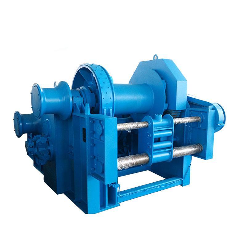 Marine Hydraulic Mooring / Anchoring Winch 60t Hydraulic Towing Winch for Marine Usage