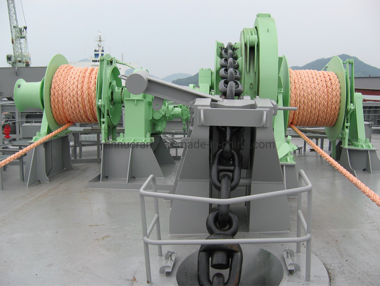 Marine Ship Boat Hydraulic Anchor Horizontal Windlass