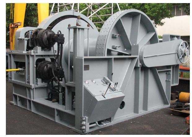 Chine 
                Cale de halage Marine 8 tonne 10 Ton bateau électrique 30/60kn à entraînement hydraulique de treuil corde d′amarrage cabestan pour expédier le lancement
             fournisseur