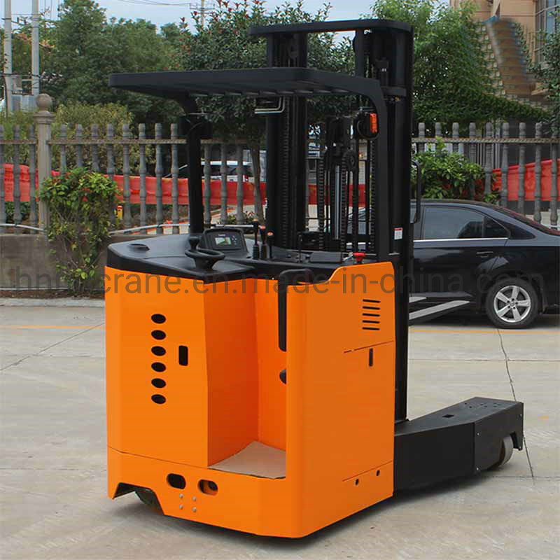 Maximum Lifting Height 9 Meters Electric Three Way Stacker Vna Forklift Truck