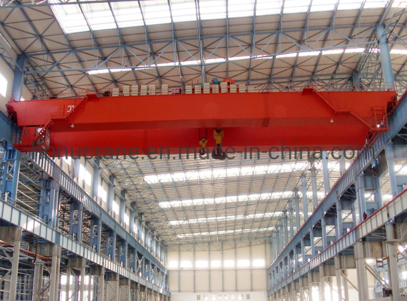 Mechanical Workshop Use Double Girder 50 Ton 10 Ton Overhead Crane Eot Bridge Crane