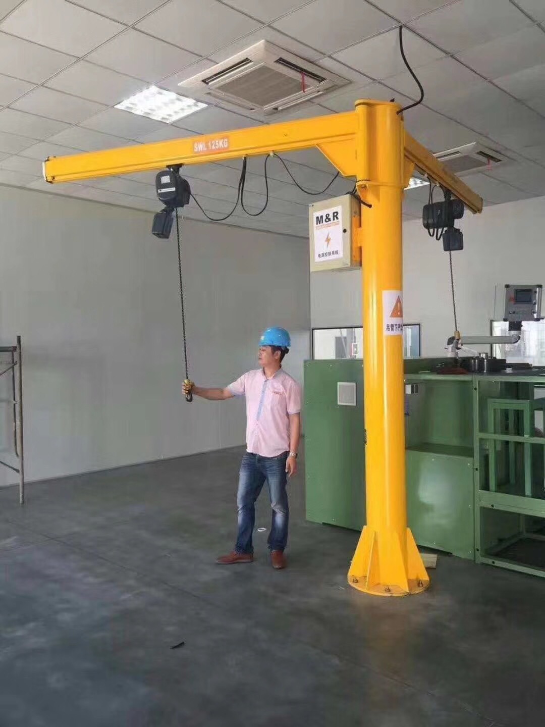 Mobile Column Pedestal Boom Swing Single Arm Jib Crane