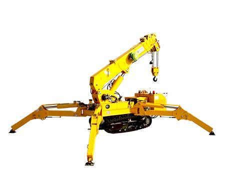 Outdoor Portable Telescopic Construction 8t Mini Spider Claw Crane for Sale