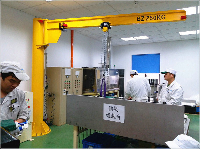 China 
                Pillar Fixed Swing Motor Jib Crane 2 Ton
             supplier