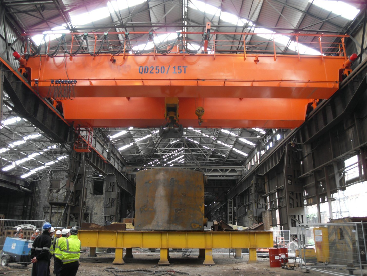 Qd Type 20 Ton 30 Ton 40 Ton 50 Ton 80 Ton Double Girder Overhead Bridge Crane with Hook