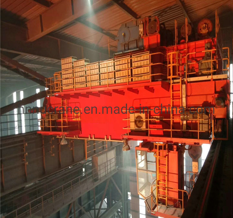 Qdy Heavy Duty 5-75t Double Beam Casting Bridge Crane with Foundry Use