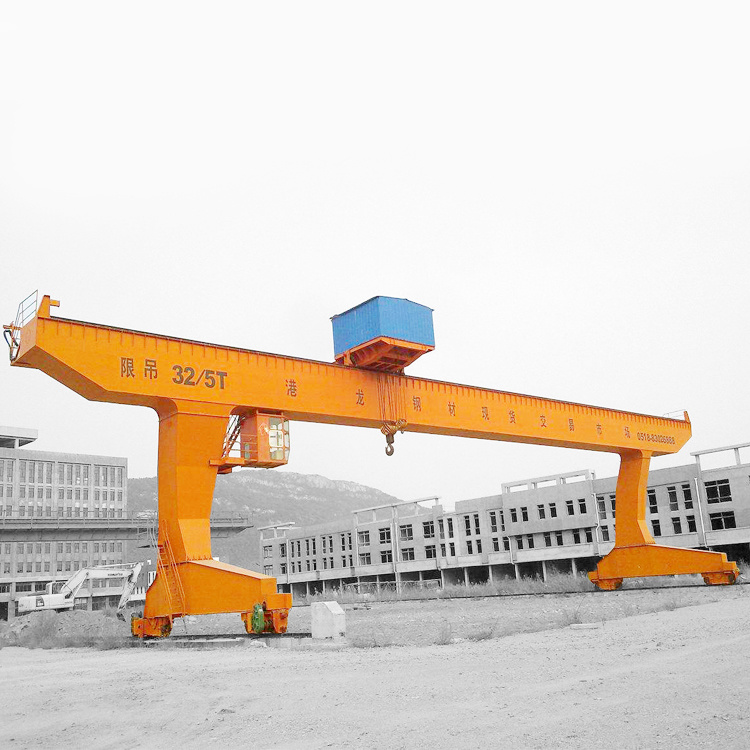 Remote Control L Model Heavy Duty Electric Mobile Single Beam Frame Gantry Crane with Winch Trolley