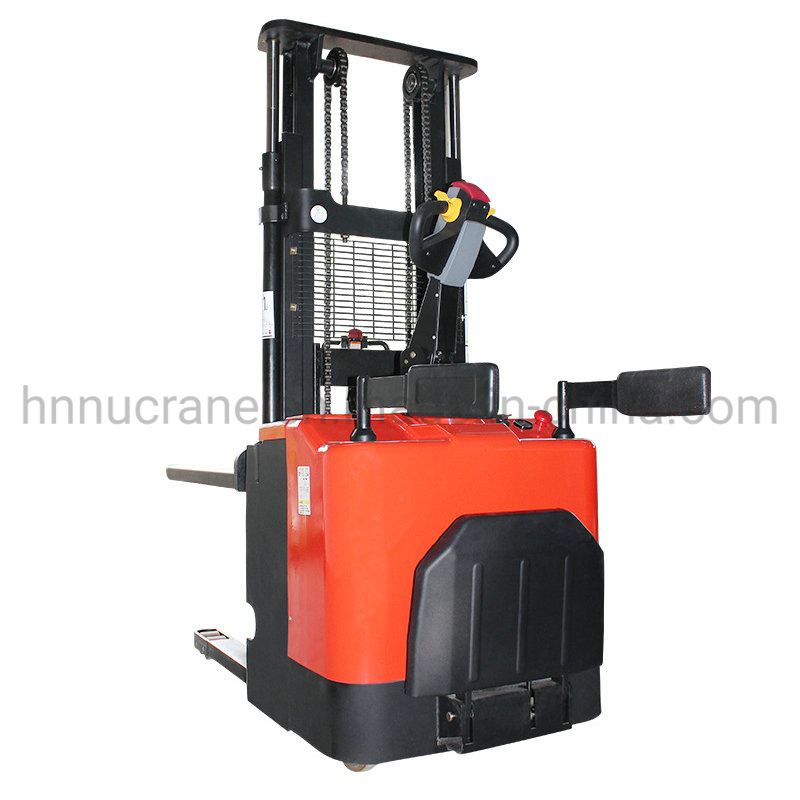 Rider Reach Lift Electric Forklift Pallet Stacker 5m Lift Height