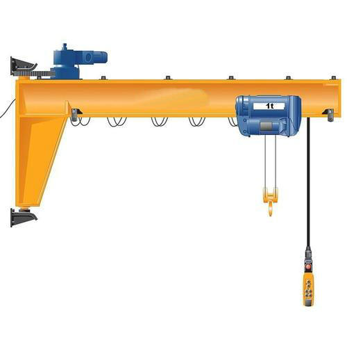 Rotating 3t New Type Hand Operated Pillar Mounted Small Cantilever Jib Crane System