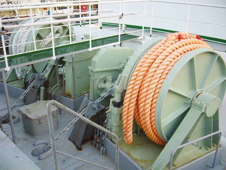 Self Contained Marine Windlass/Ship Winch Marine Hydraulic Single Side Mooring Winch with ABS/BV/CCS Certificate