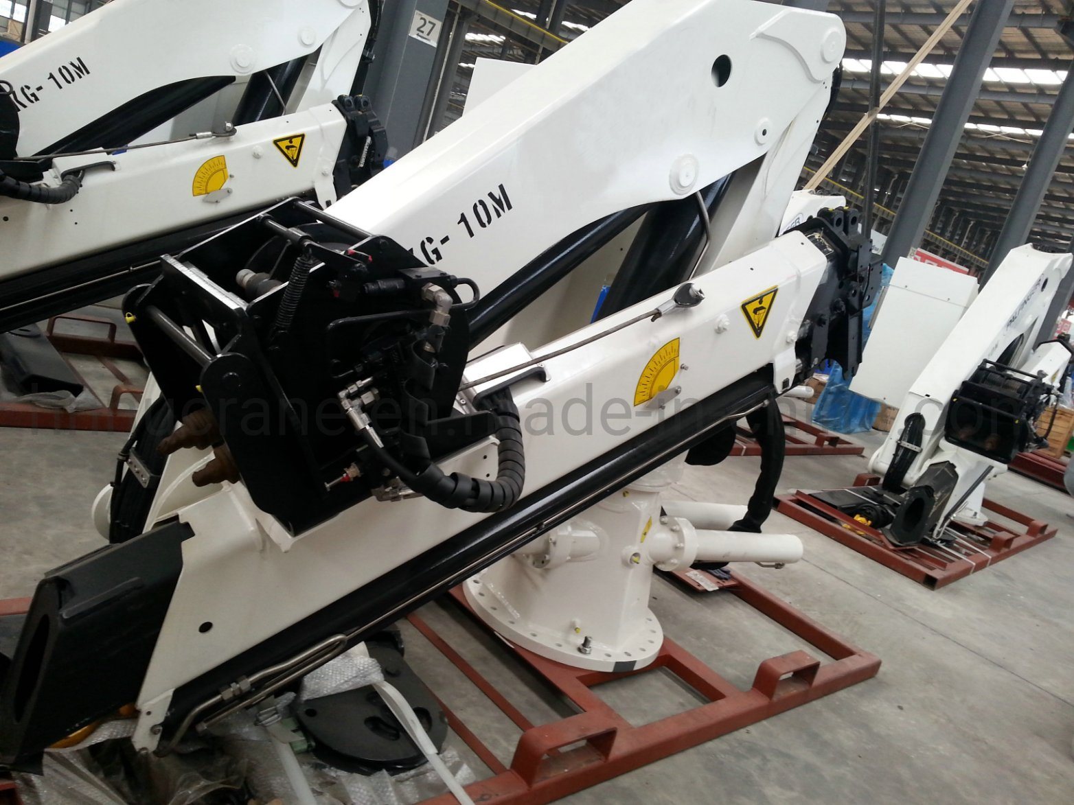 Ship Used Deck Luffing Hydraulic Crane, Pedestal Crane