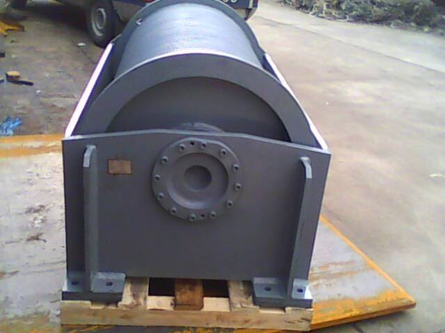 Single Drum High Speed Hydraulic Winch 10 Ton