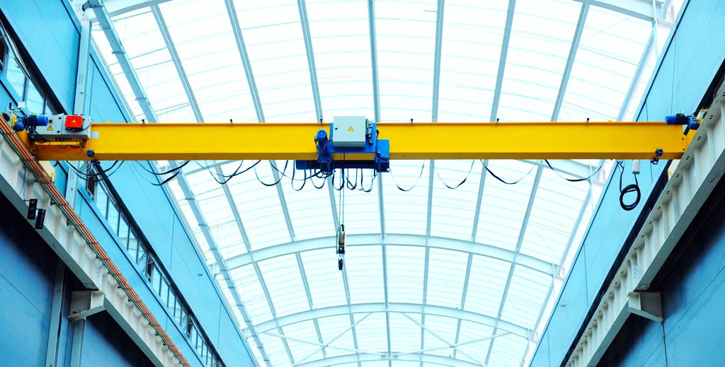 Single Girder Overhead Travelling Crane with Bridge Electric Hoist for Workshop and Warehouse
