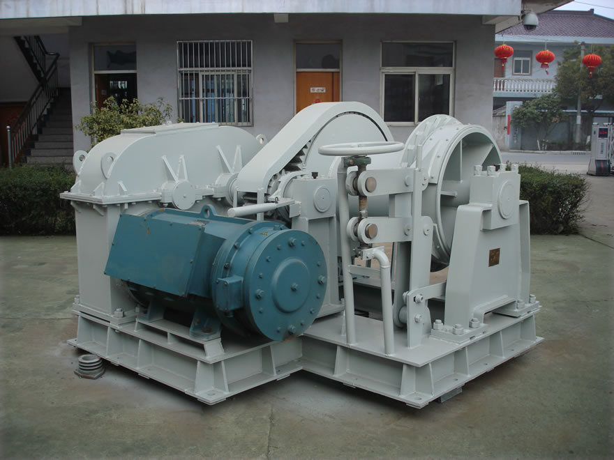 Steel Material Marine Deck Winches Mooring Fixed Type Hydraulic Anchor Winch