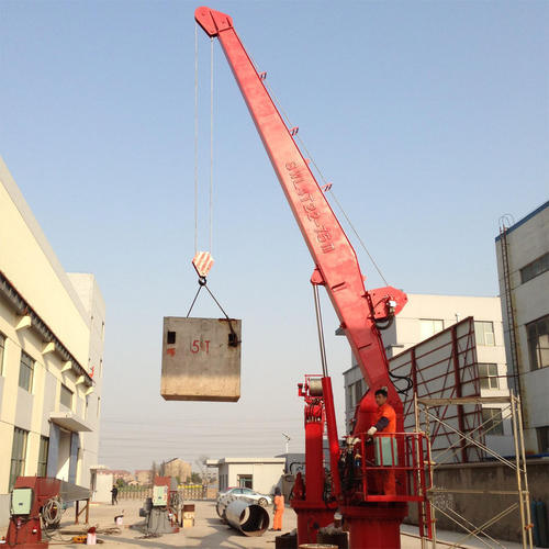 Straight Arm Boom Offshore Crane Cargo Ship Crane for Sale