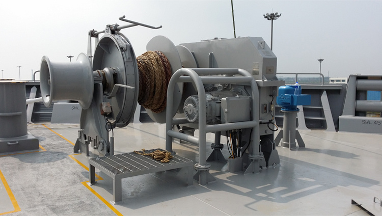 China 
                Winde Marine Vessel Hydraulic Leistungsstarke Industrie Horizontal Mooring Capstan
             Lieferant