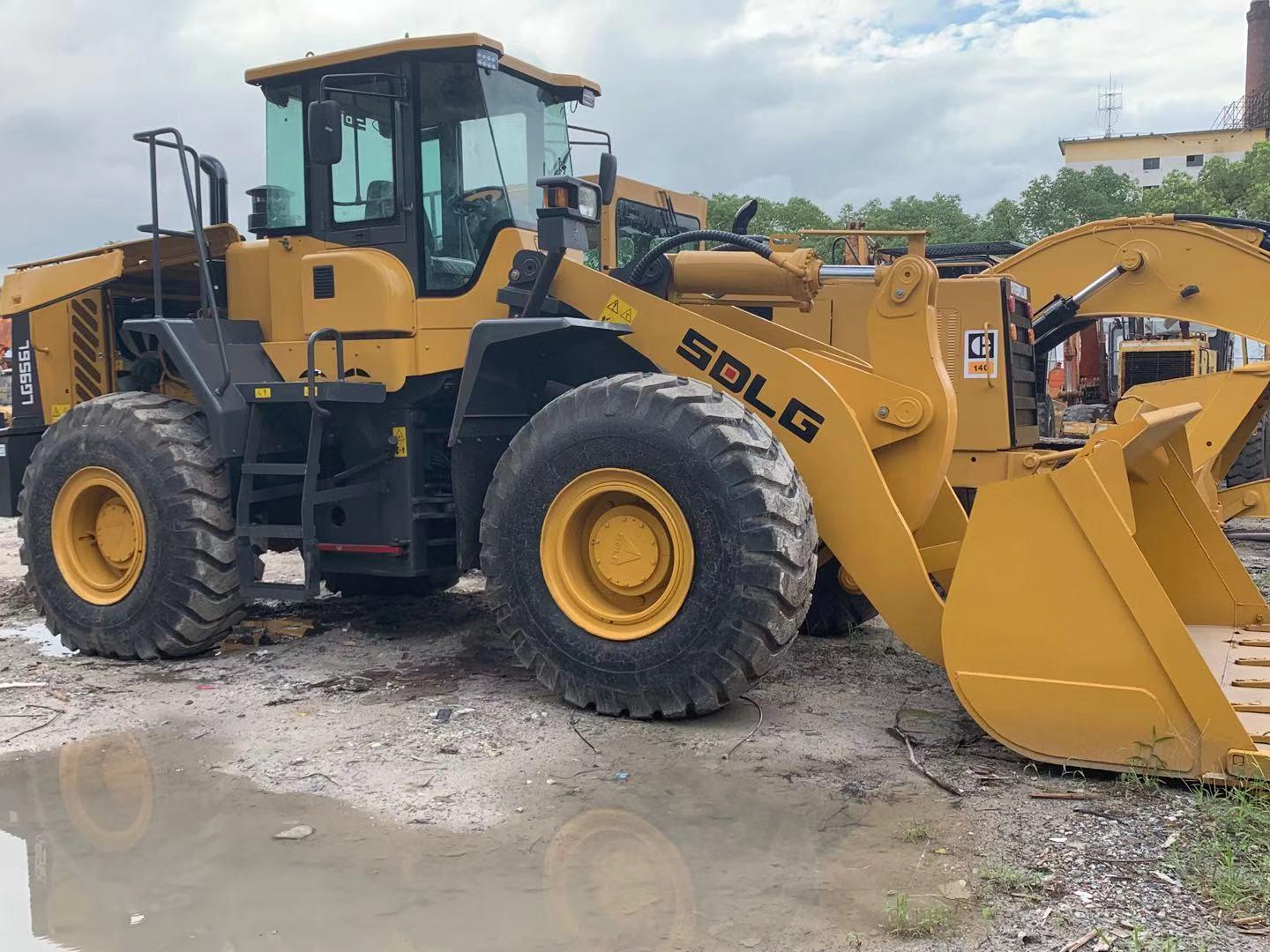 China Brand Wheel Loader Lingong LG956L, Used Front Loader 10 Ton 956 with Nice Bucket