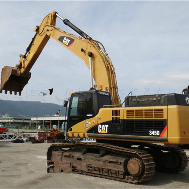 Good Condition Used Cat 345D Crawler Excavator Made in Japan