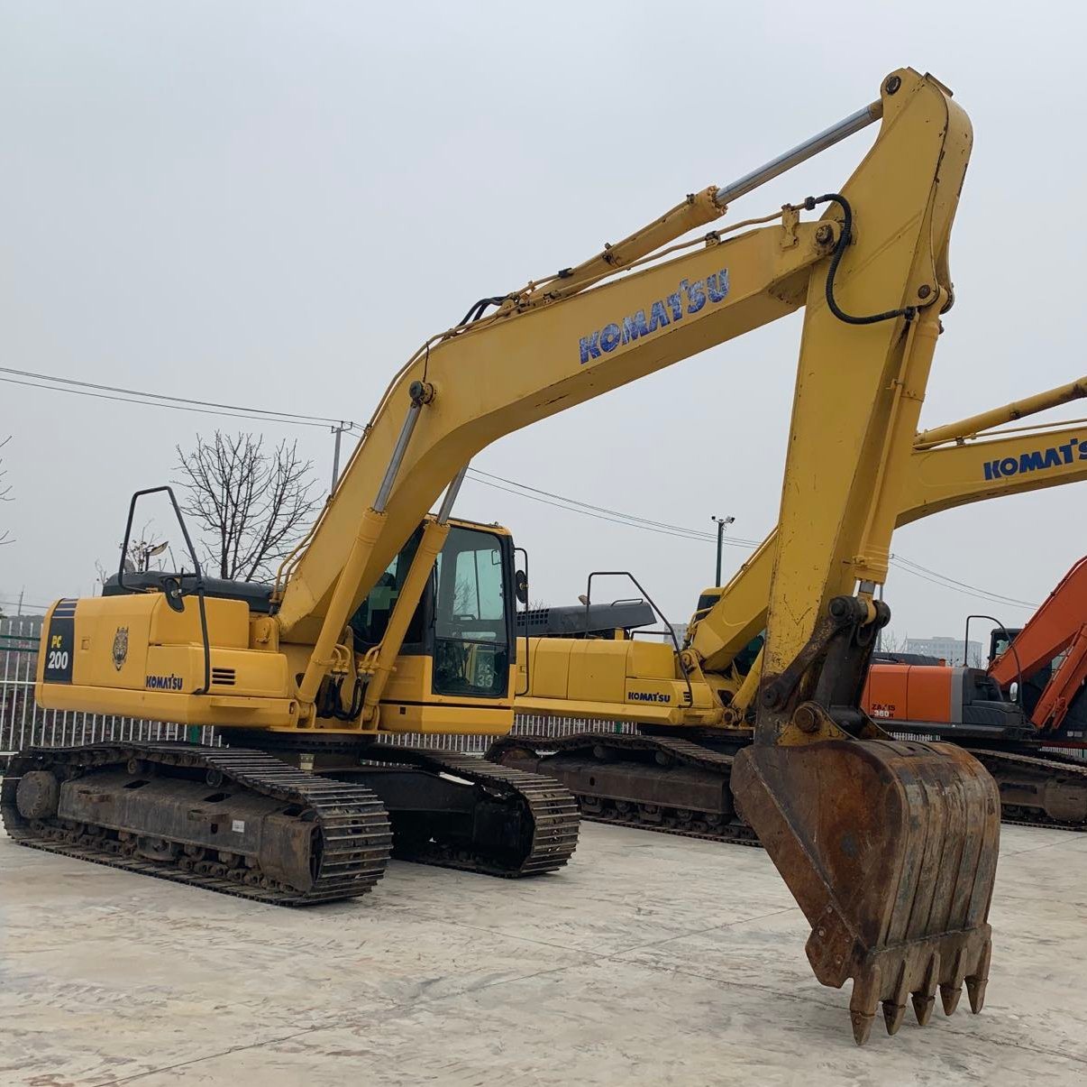 Good Condition Used Komats U PC200-6 P200-7 20ton Crawler Excavator for Sale