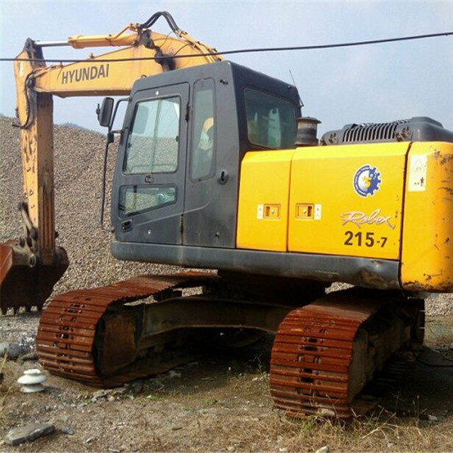 Hot Sale Used Hyundai R215LC-7 Crawler Excavator with Hydraulic system